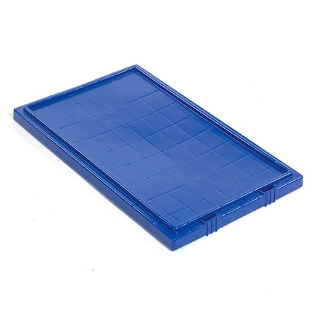 Quantum Storage Systems Blue Plastic 23-1/2 in L, 15-1/2 in W, 1 in H LID241BL